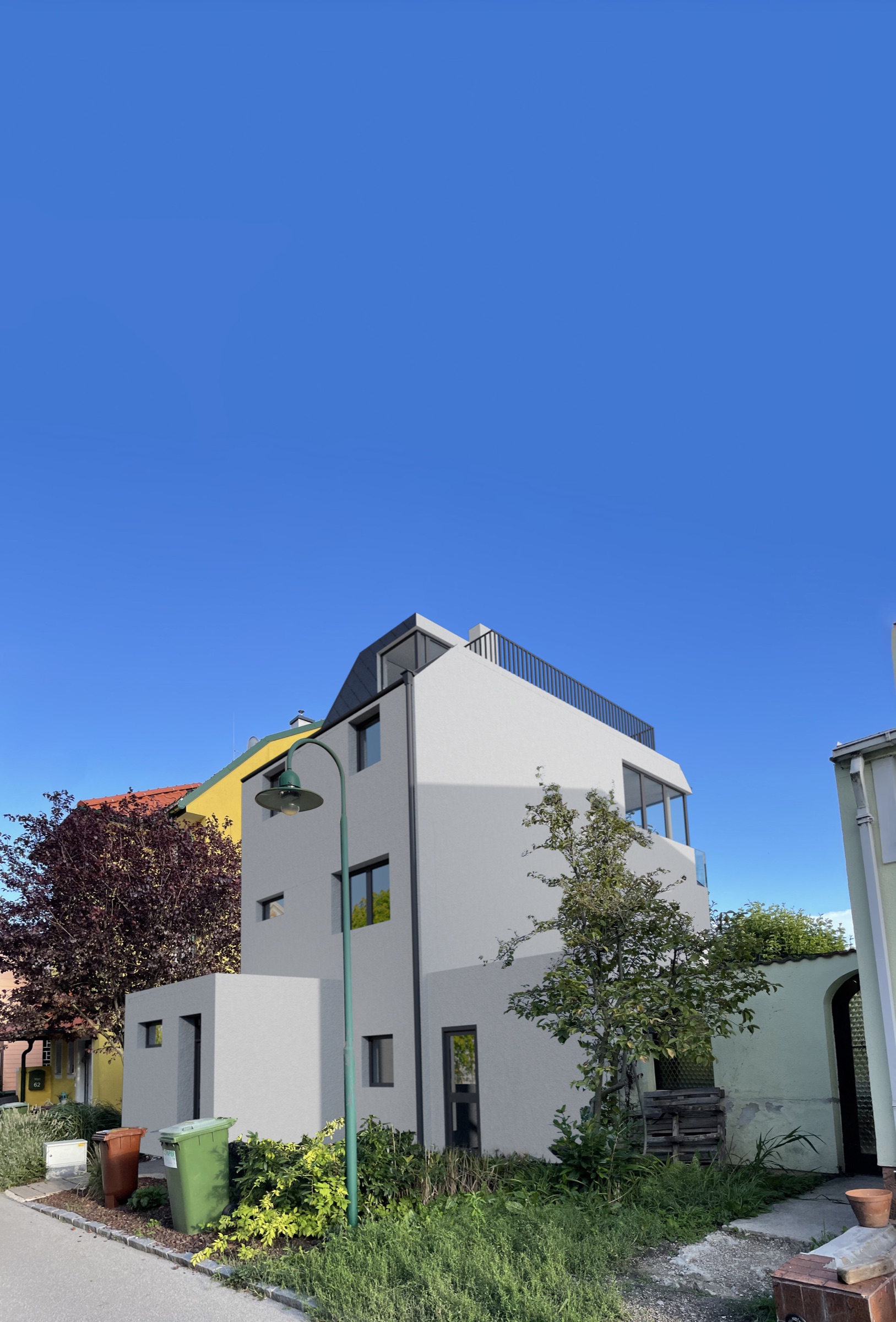 Entwurf einer Dachaufstockung in der Buchengasse in Perchtoldsdorf